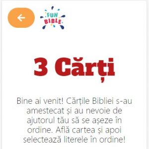 3 carti - joc biblic